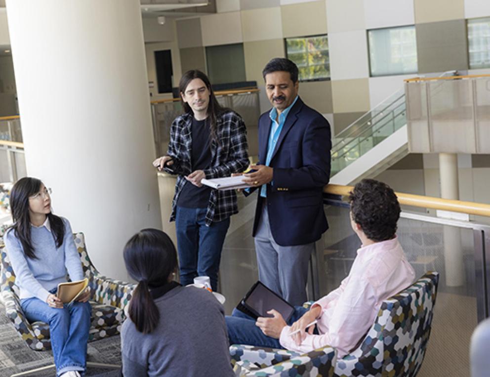 A GT professor teaching a class.