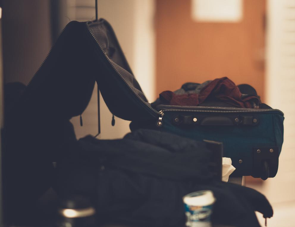 A suitcase